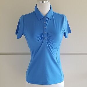 Tri Mountain Light Blue SS Women's Polo/Golf Shirt